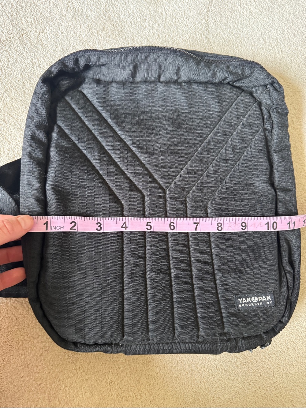 Vintage Yak Pak Brooklyn Vexed Record Bag in Black - Picture 8 of 9